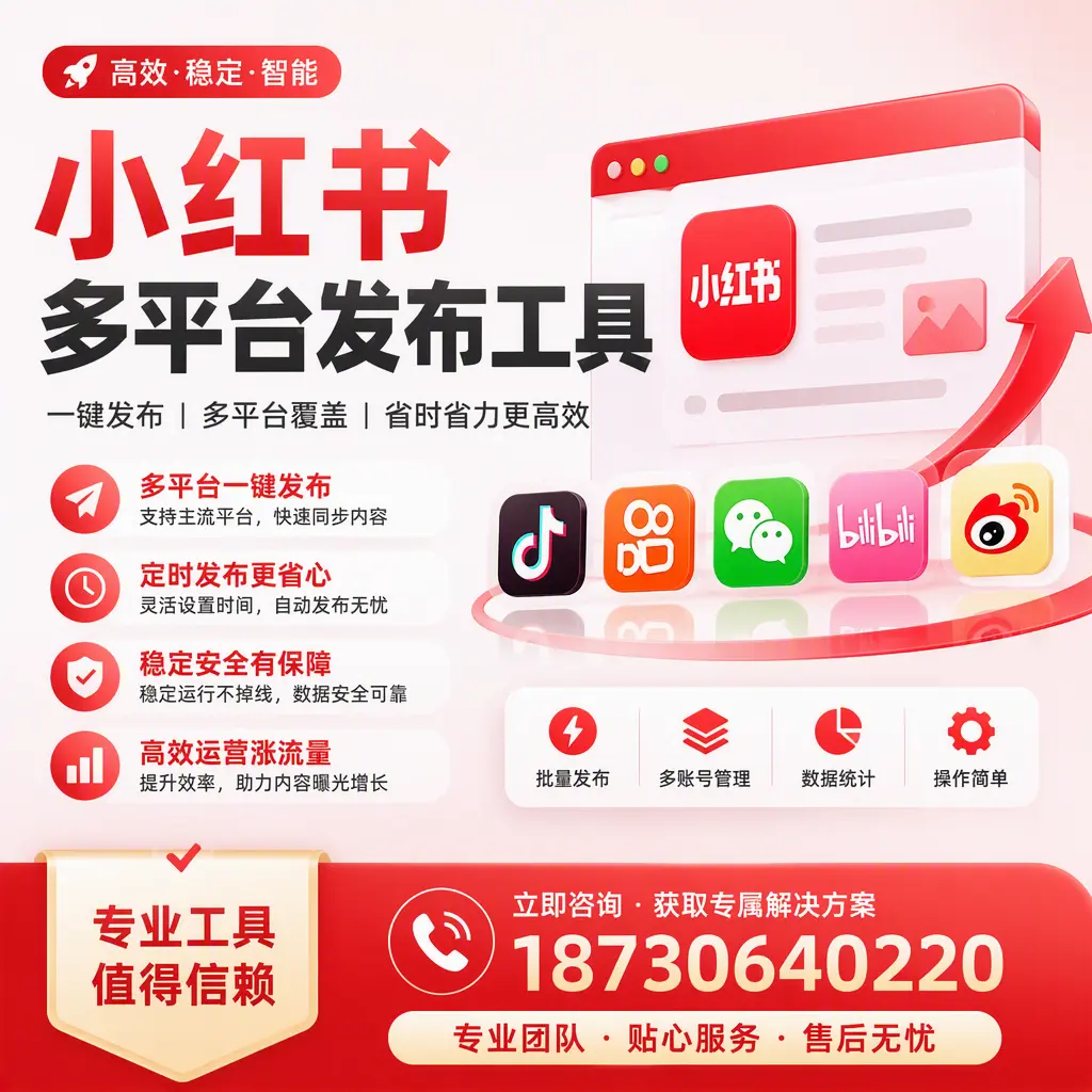 在 朔州 小红书多平台发布工具的市场前景分析